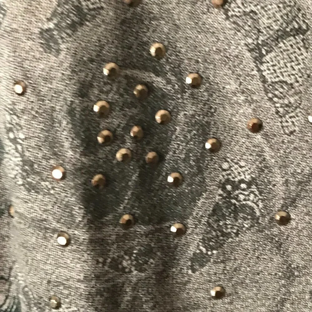 NWT - Robin K. Tattoo Floral with Embellished Tank Top - Picture 5 of 13